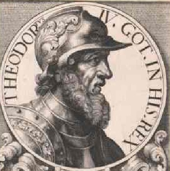 Westgoten König Theoderich d.Tapfere